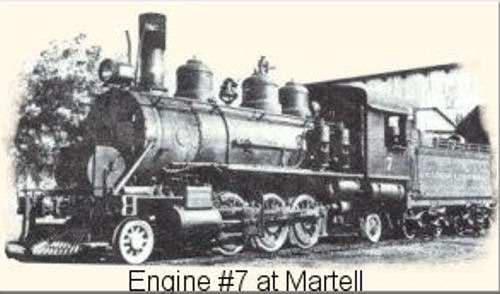 Amador Central Railroad engine #7