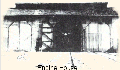 Amador Central Railroad engine house 